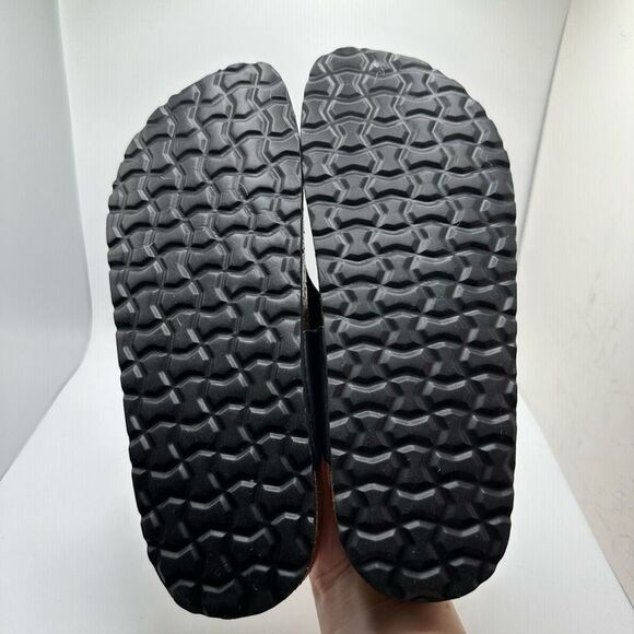 CUSHIONAIRE Women's Cork Footbed Sandal With +Comfort 9 BLACK - Picture 5 of 7